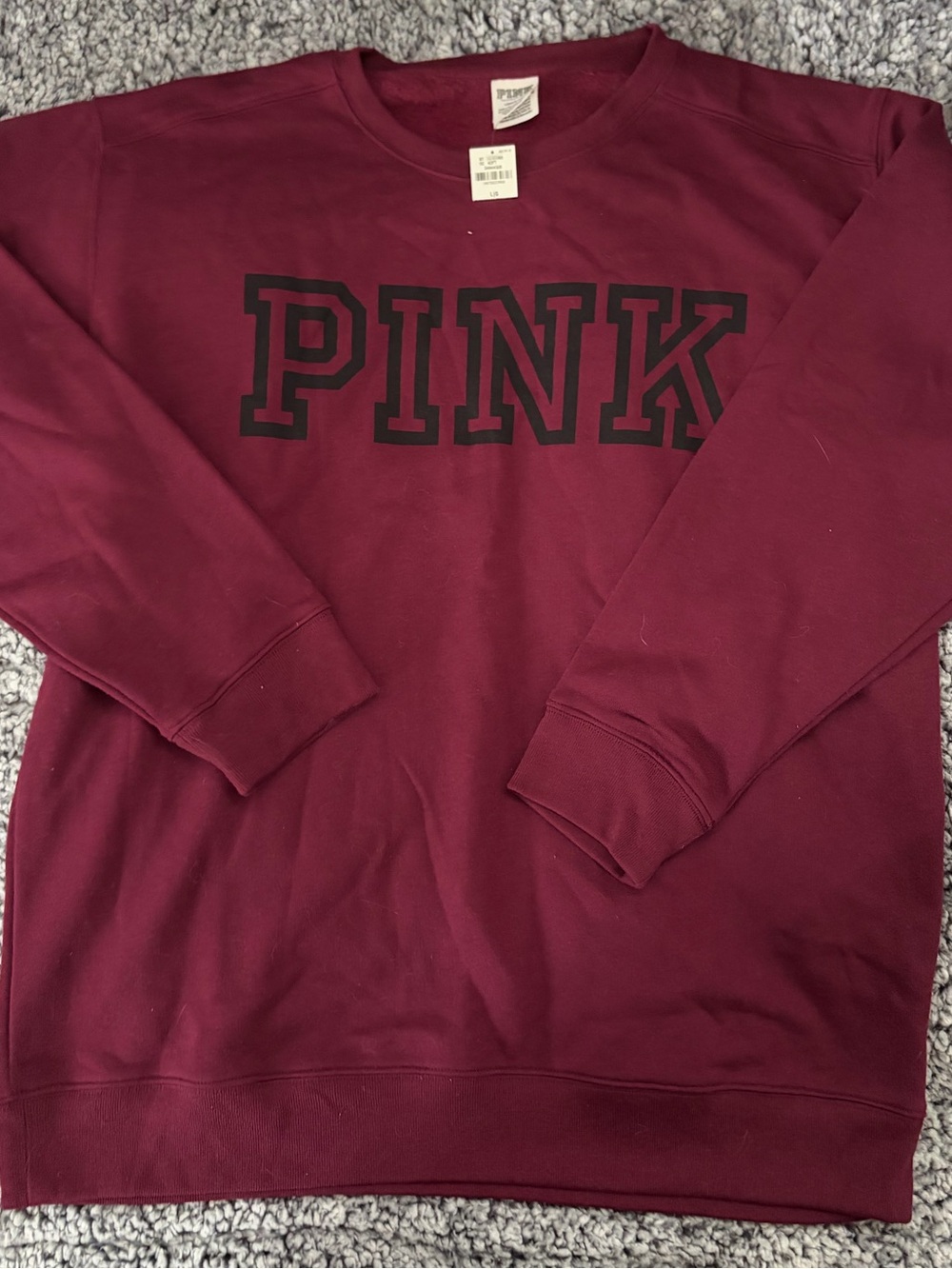 PINK Victoria's Secret Maroon Sweatshirt